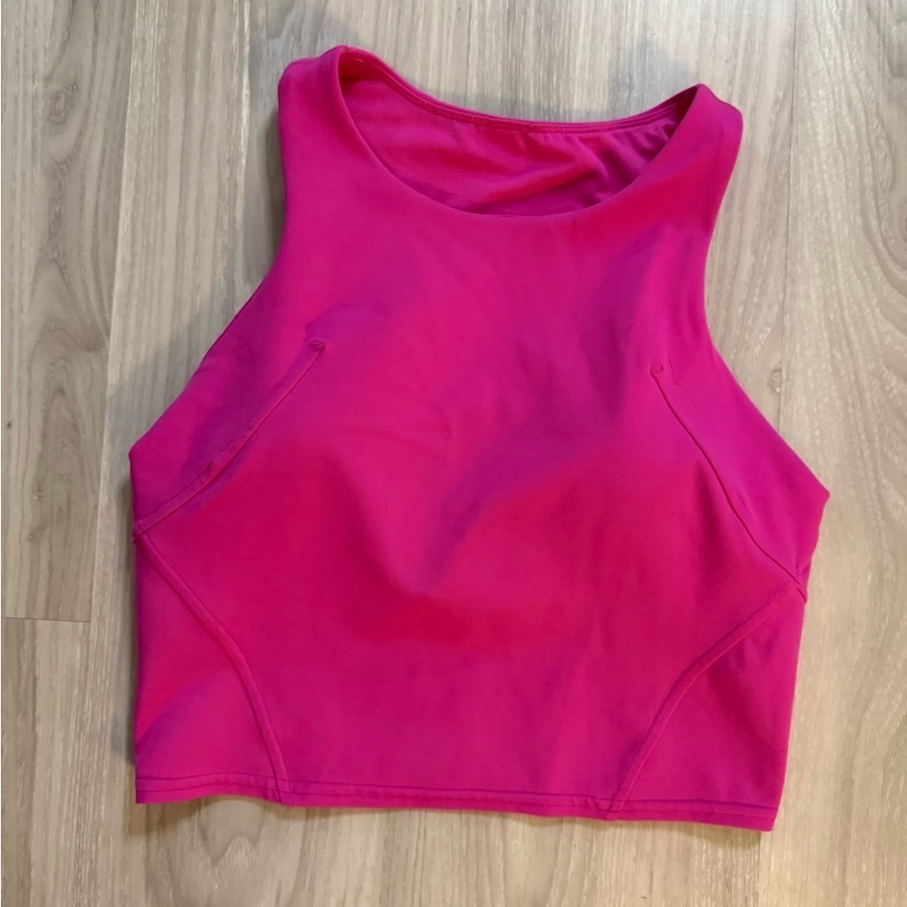 Lululemon Invigorate Training Tank – Sonic Pink – Size 8 and 2 Like New - Picture 7 of 9